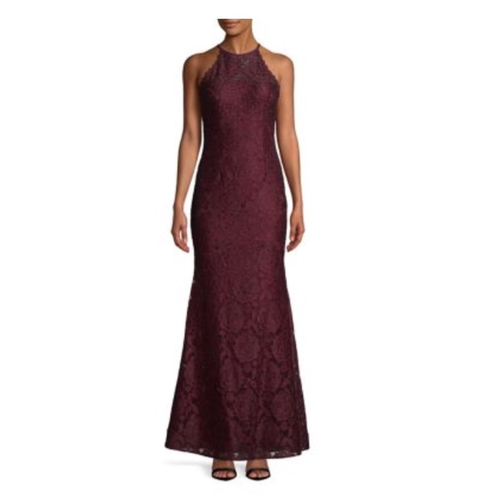 Burgundy LACE mermaid 🧜‍♀️ dress !